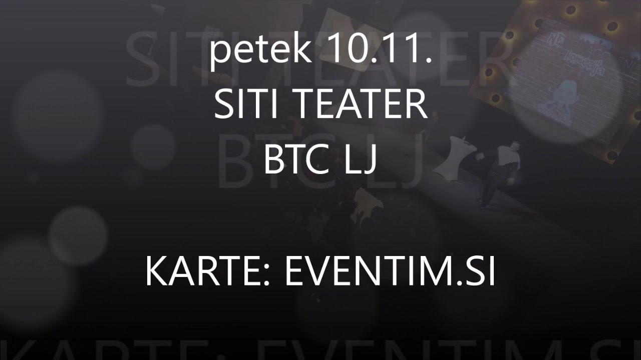 Neprilagojeni 10 11 2017   SITI TEATER ( Martina Ip&scaron;a, Kleman Bučan, Željkić & Željudin)
