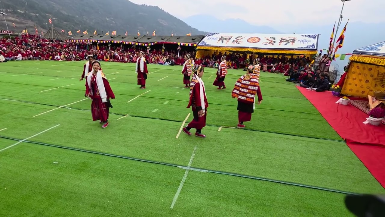Long live ceremony #Kyabjee Thegtse Rinpoche #dance##
