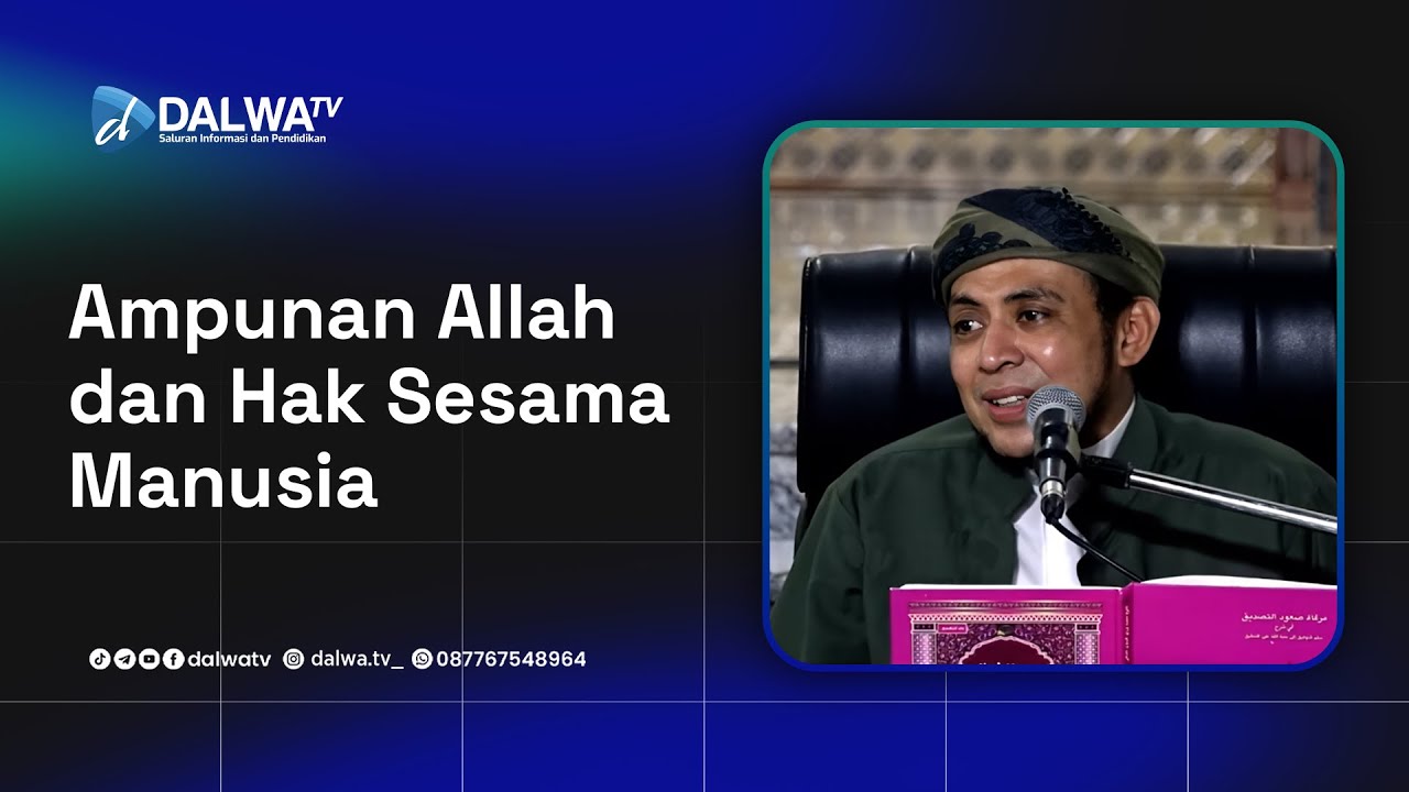 Ampunan Allah dan Hak Sesama Manusia