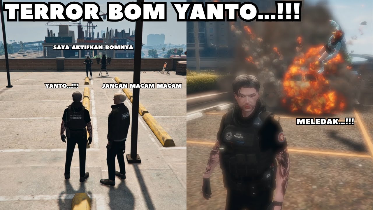 TERROR BOM YANTO DIKOTA...!!! - GTA V ROLEPLAY