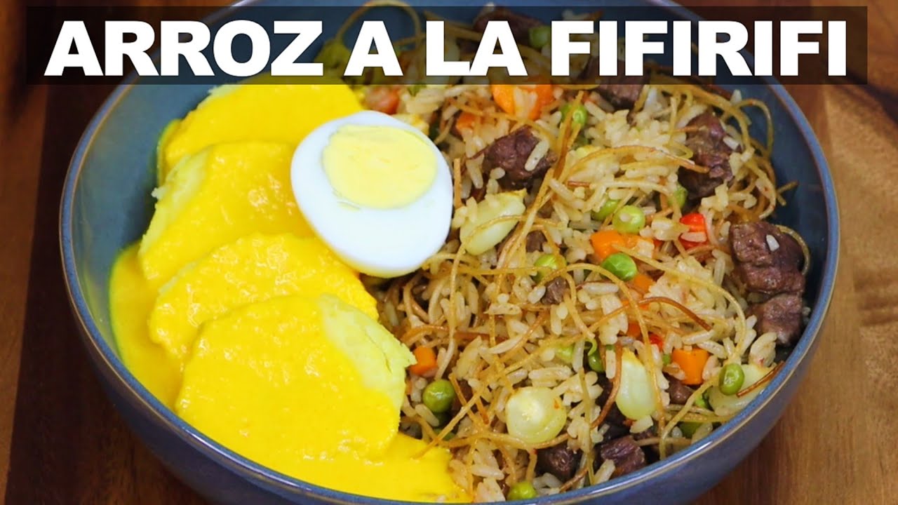 ARROZ A LA FIFIRIFI | COMIDA PERUANA | Sabroso