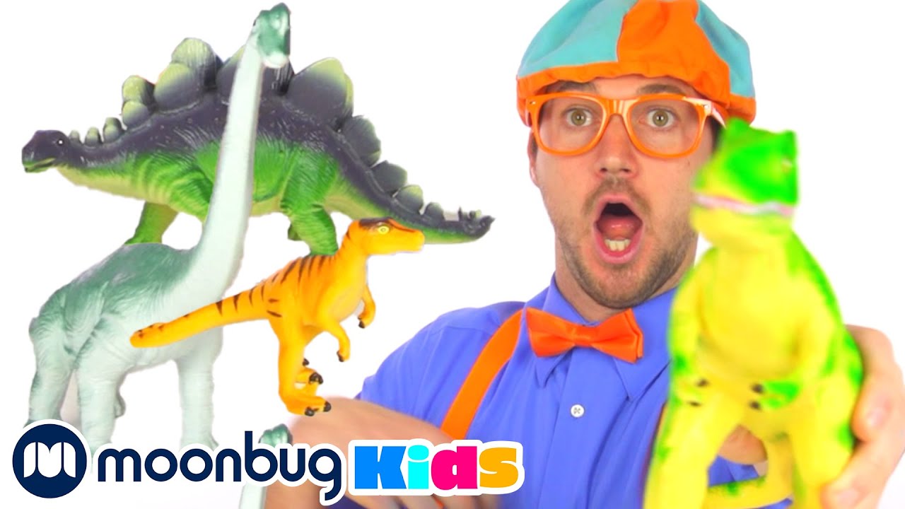 BLIPPI D&eacute;couvrez le nom des Dinosaures | Vid&eacute;os &Eacute;ducatives | Vid&eacute;os Pour Enfants