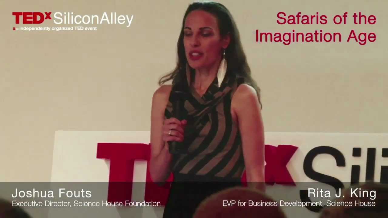 TEDxSiliconAlley, 2011 - Joshua Fouts & Rita J. King - Safaris of the Imagination Age