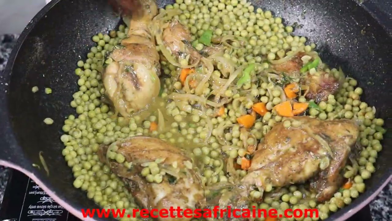 Petit pois au poulet