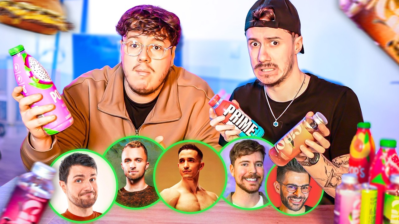 ON TEST LES PRODUITS DE YOUTUBER ! (Amixem, Squeezie, TiboInshpae,Fastgood,MrBeast)
