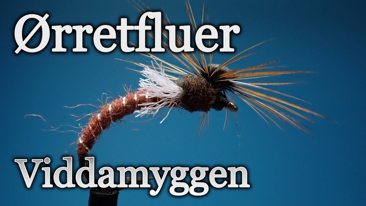 Ørretfluer. Viddamyggen size 12. Med Eivind Berulfsen.
