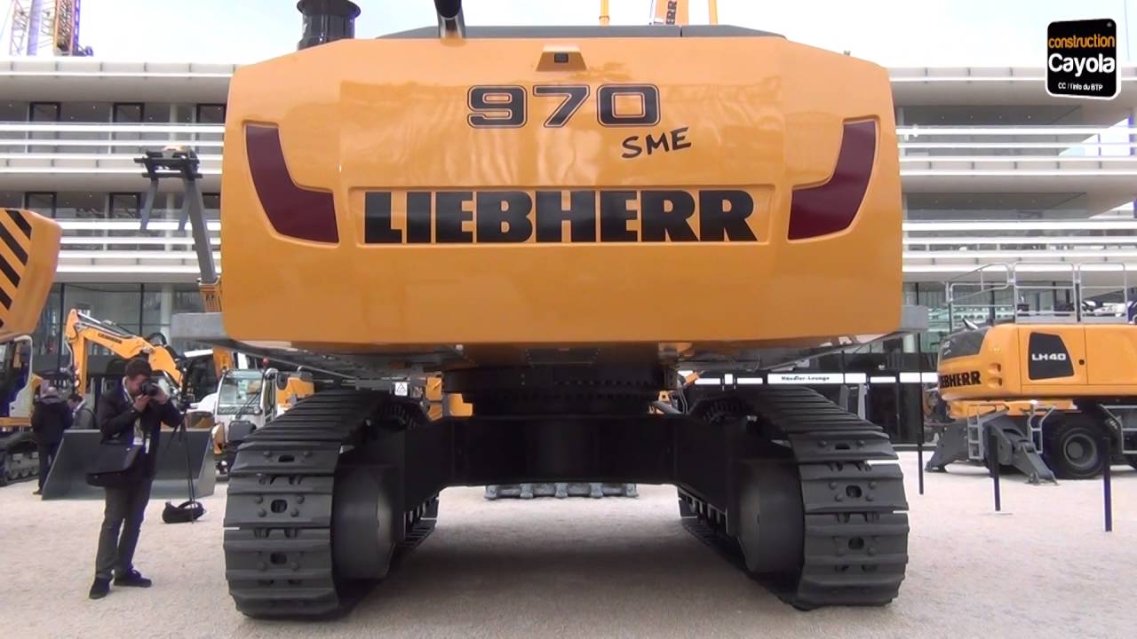 Liebherr lance la pelle R 970 SME