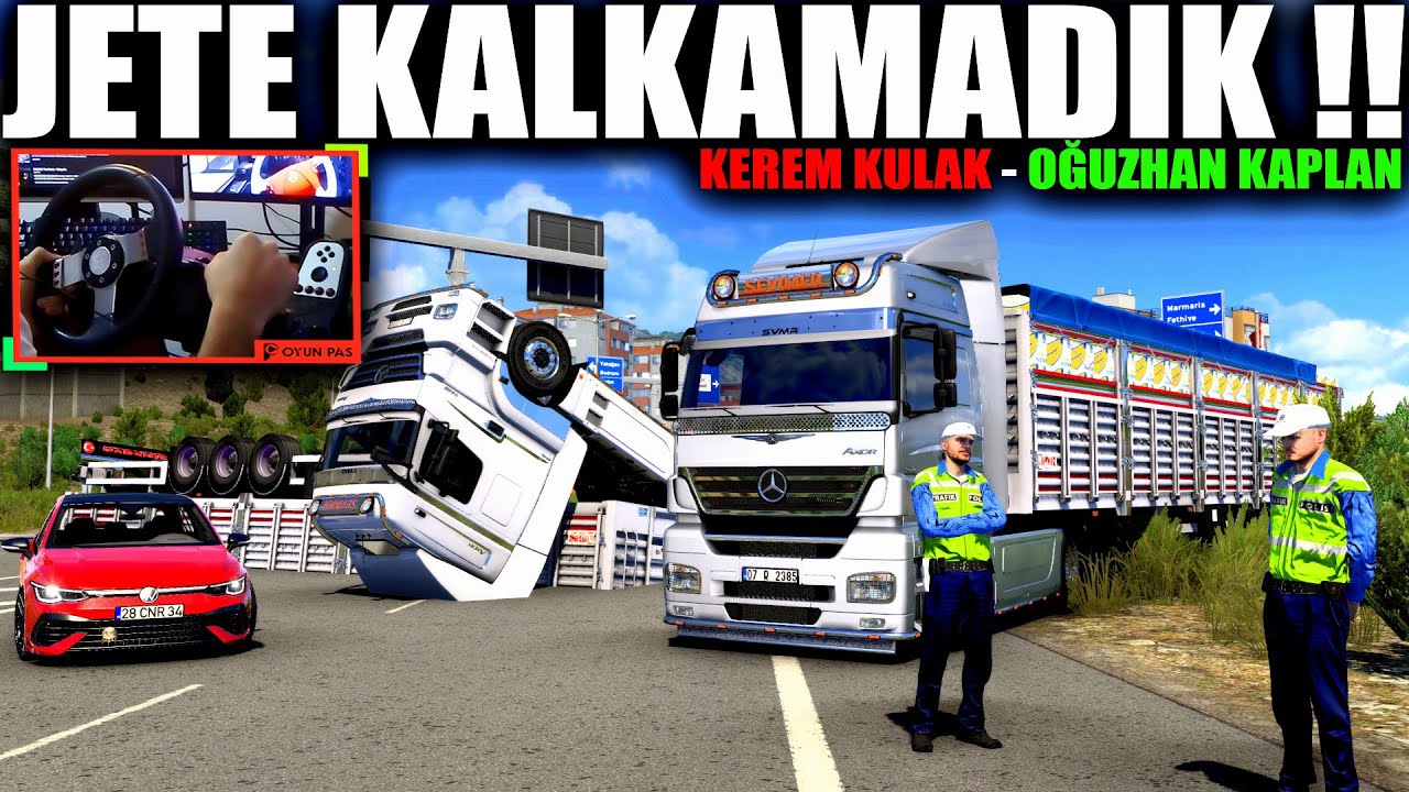 JETE KALKAMADIK !! OĞUZHAN ÖLDÜ !! KEREM MAFYA OLDU !! ETS 2 - G27 | @oguzhankaplan @Keremkulak