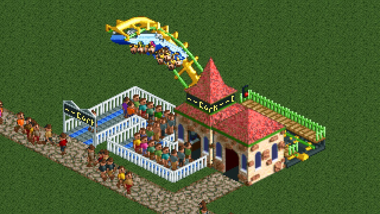 The Most Efficient Coaster Design in RCT2