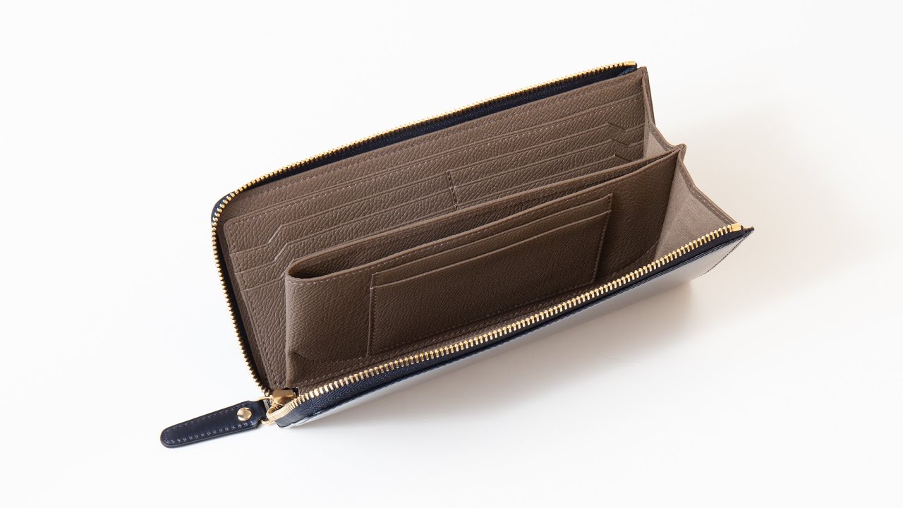 Made to order Cordovan L zipper wallet.