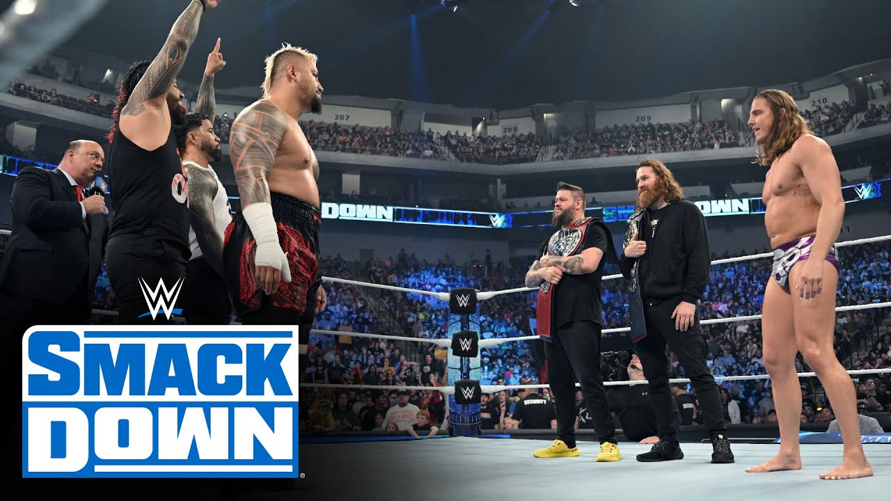 Bloodline готовится уничтожить Зейна, Оуэнса и Риддла: лучшие моменты SmackDown, 14 апреля 2023 г.