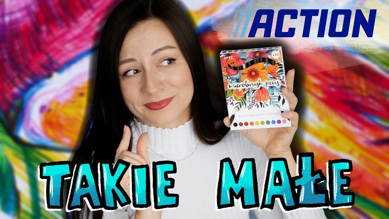 PISAKI z mikro pędzelkami z ACTION