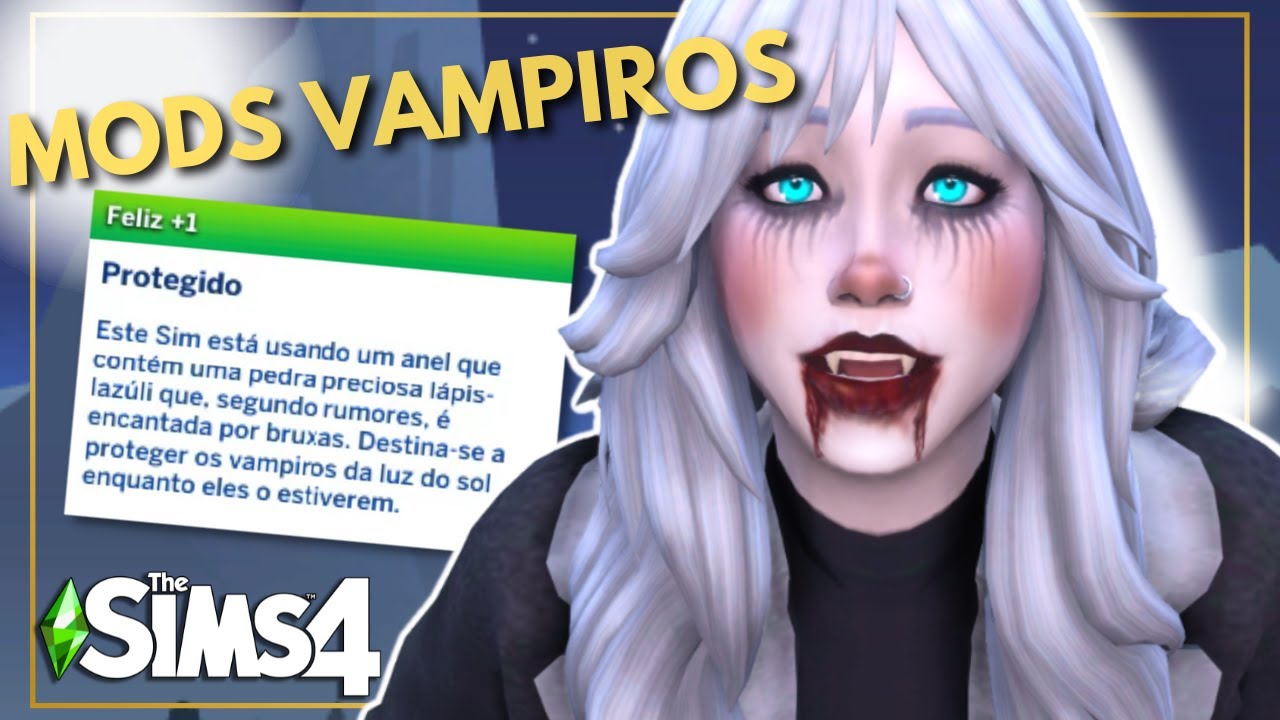 🩸 2 MODS para VAMPIROS PERFEITOS para o seu JOGO ☀  Mod Review l The Sims 4 l AllGeek Sims