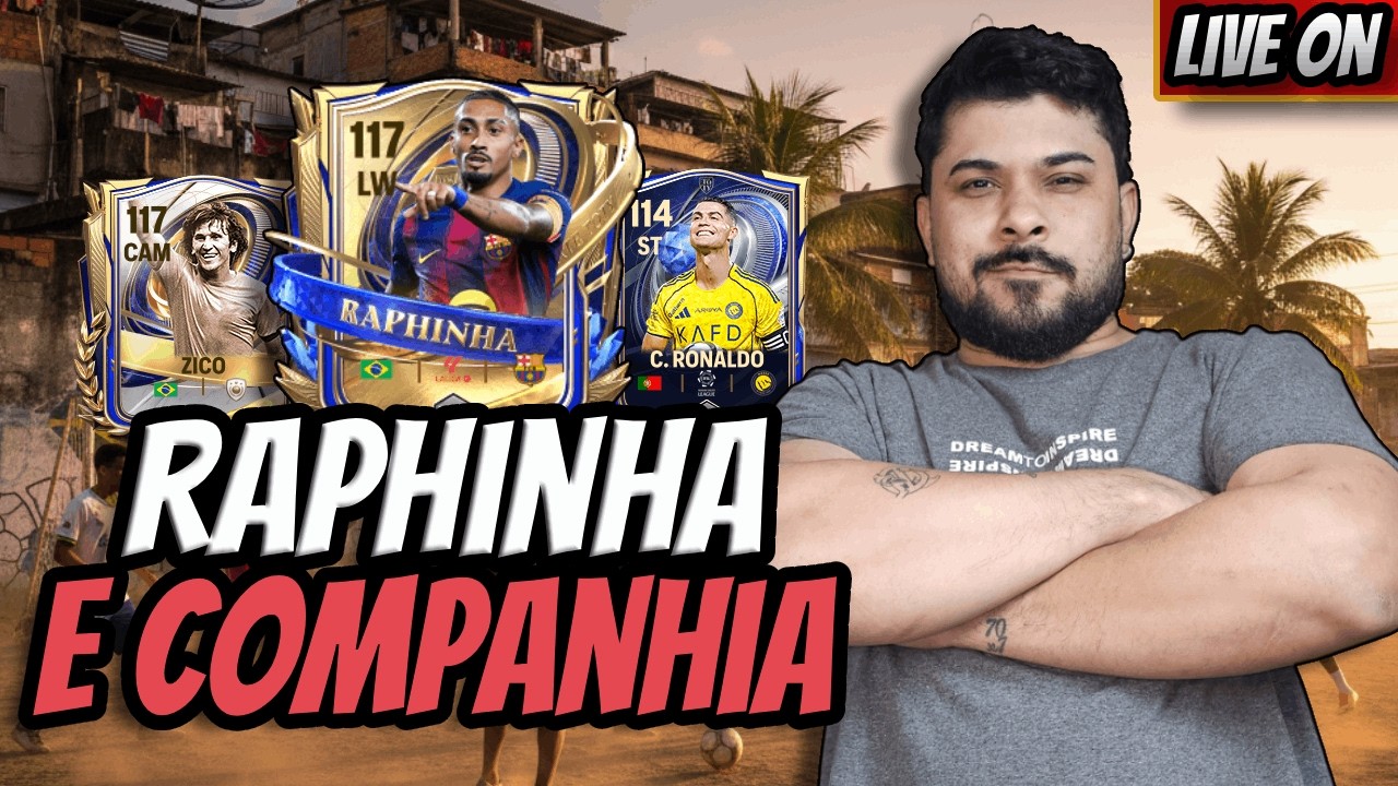 🔴 LIVE 🔛 EA FC MOBILE 26 📈TROUXEMOS O RAPHINHA🥇 ANÁLISES DE TIMES 🕵️‍♂️