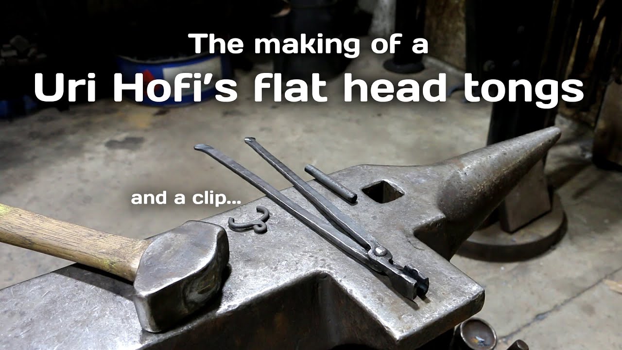 The making of Uri Hofi's flat head tongs by Zeevik Gottlieb