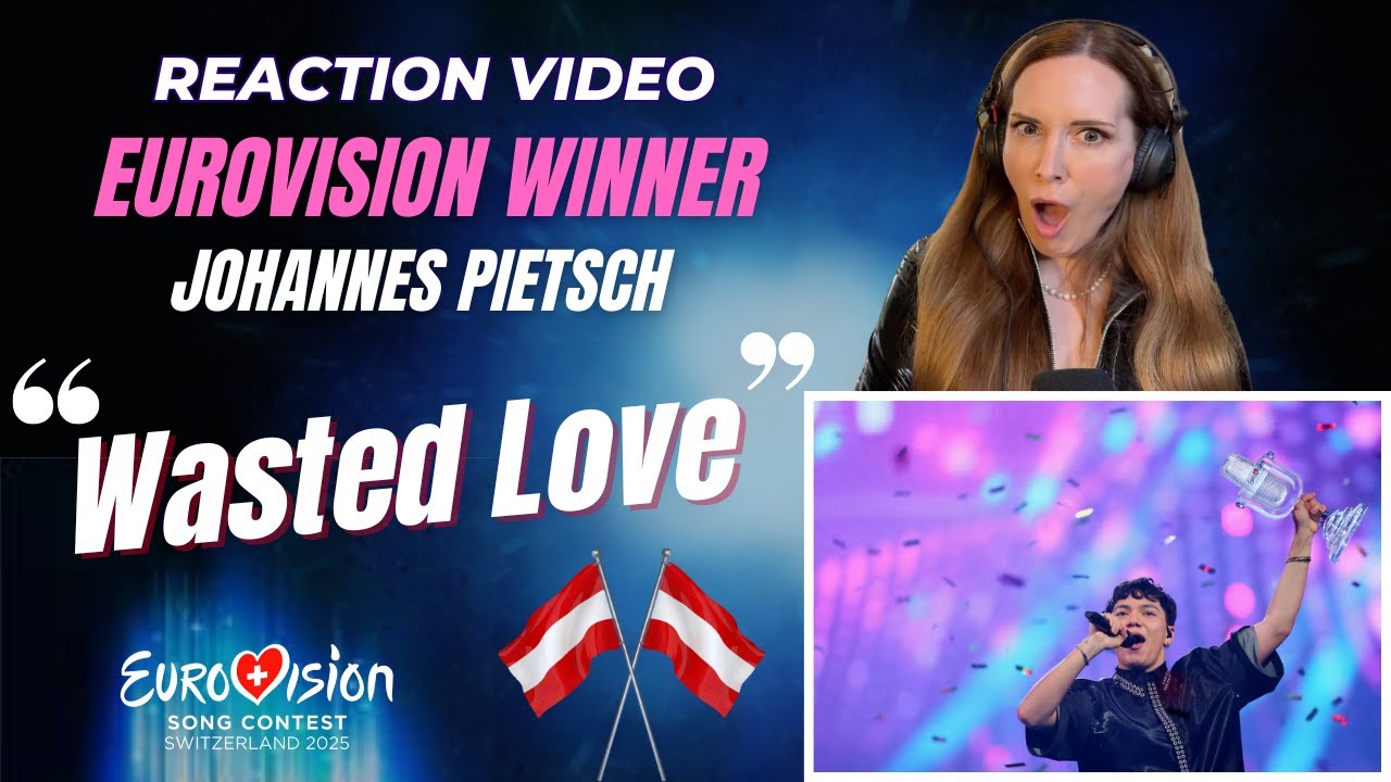 First-Time Reaction to JJ  - Wasted Love | Austria 🇦🇹 | #eurovision2025