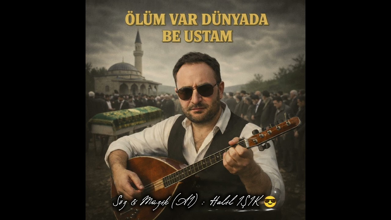 🇹🇷Ölüm Var Dünyada Be Ustam-Söz & Müzik (AI):Halil IŞIK😎#arabesk #damar #müzik #youtubebeniöneçıkar