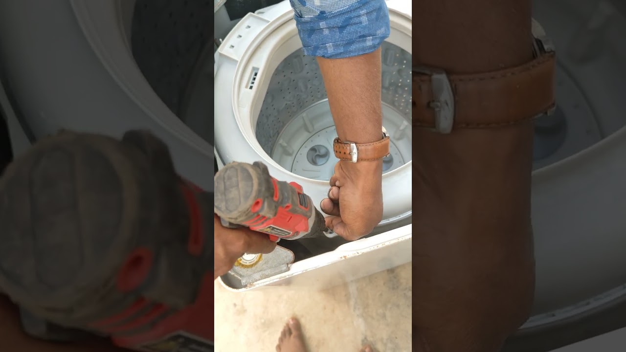 Washing machine deep servicing...#airconditioner 