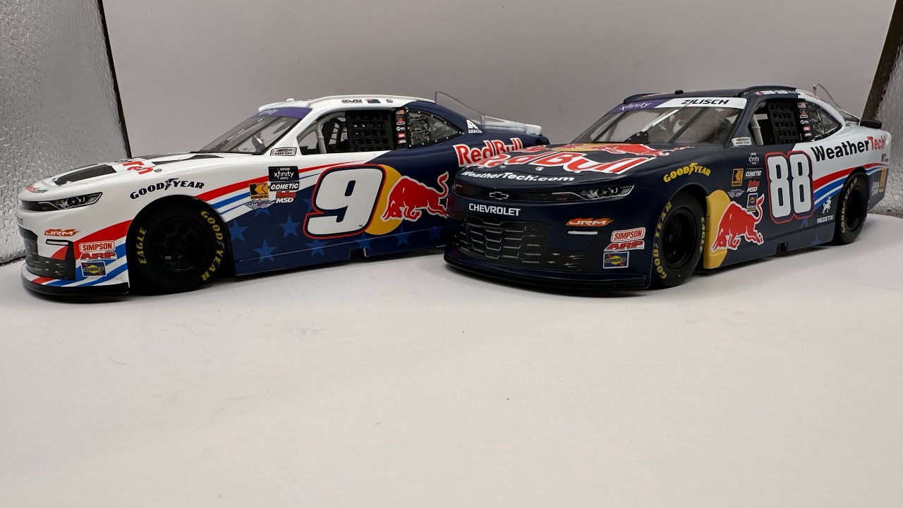 Review: 2025 Shane Van Gisbergen #9 & Connor Zilisch #88 Red Bull/Weathertech 1/24 NASCAR Diecast 