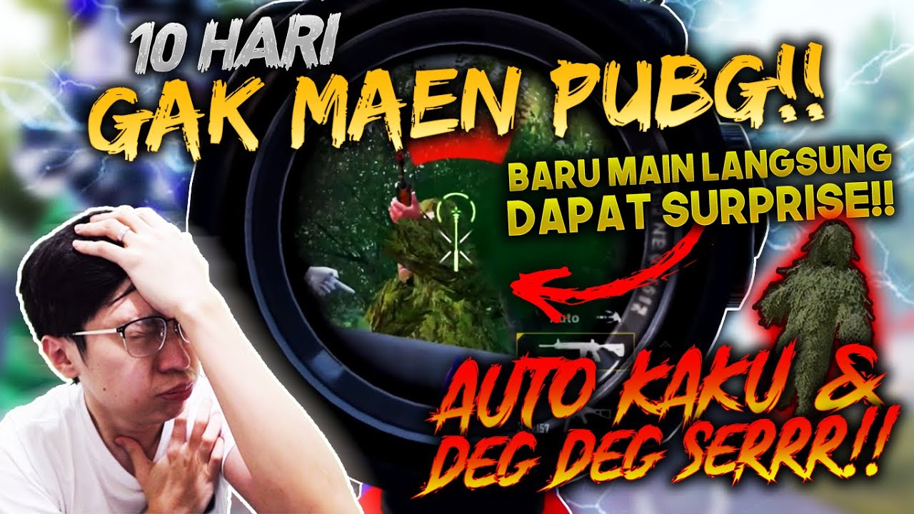 10 HARI GAK MAIN PUBG GINI AKIBATNYA BERAKHIR SOLO VS SQUAD!! MALAH KENA HBD SEREM!!  | PUBG MOBILE
