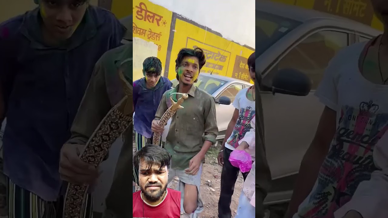 short videoHoli me Shadi 😍 #holi #shadi #comedy #funny