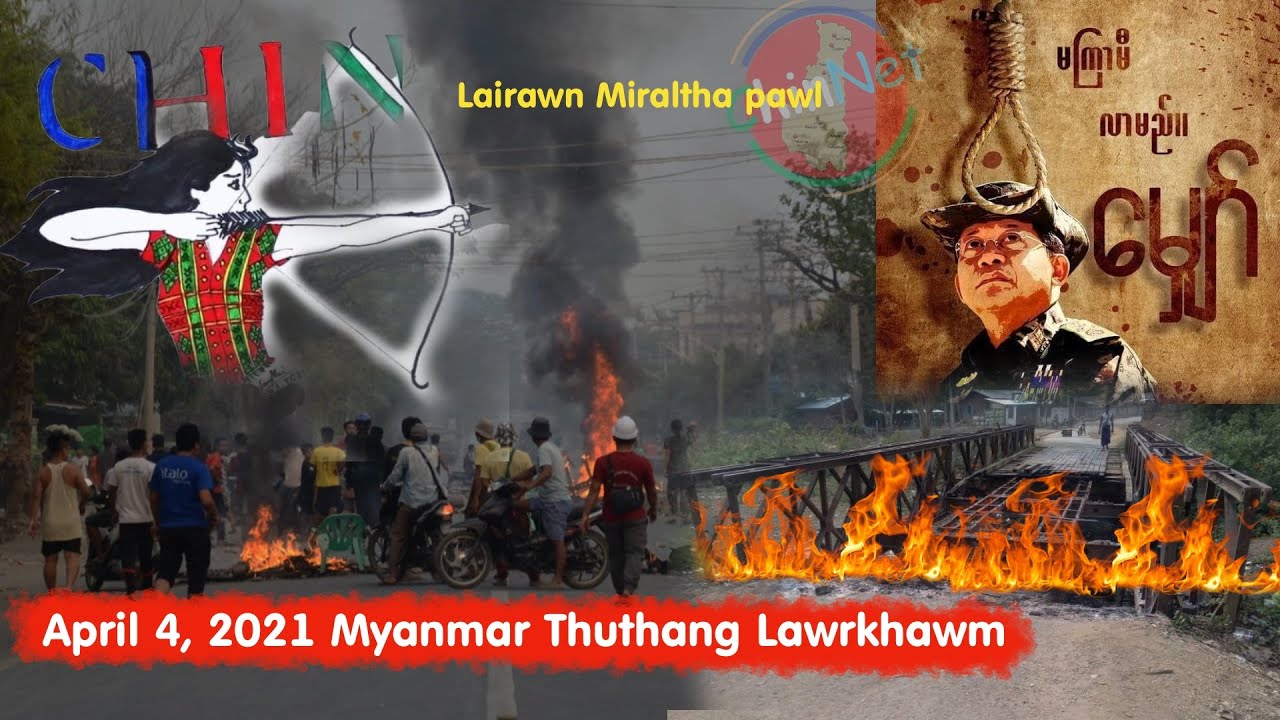 Myanmar Thuthang; Ramsung Buainak In Daih Lam A Pan Thei Hrih Lo