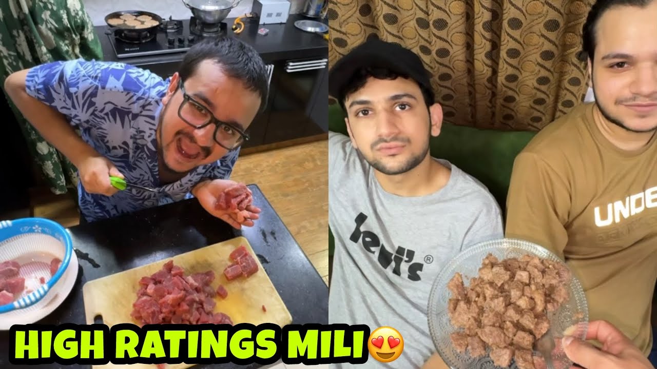 Life mai first time tawa tikka boti banai😅🍖or kamiyaab ho gaya😍