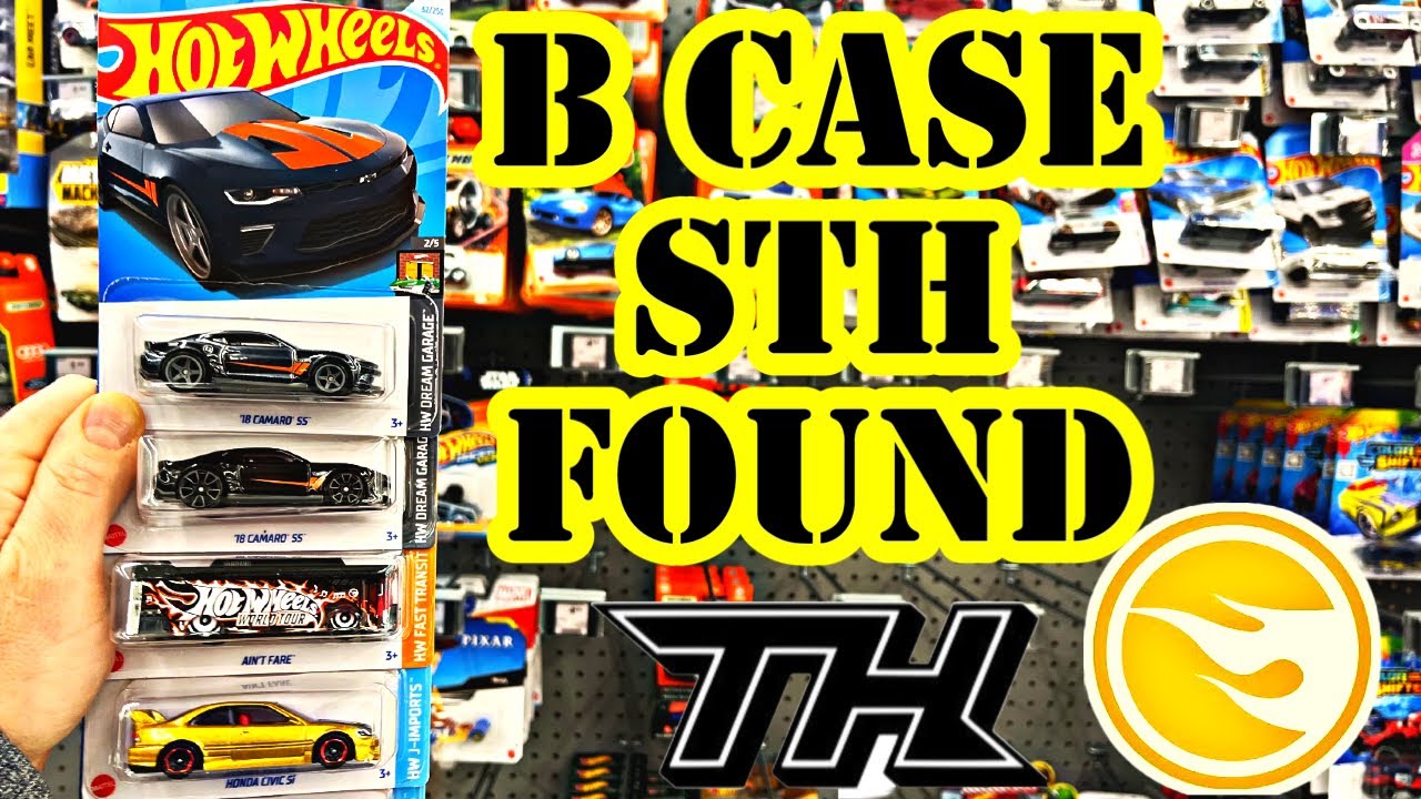 2024 HOT WHEELS B case SUPER TREASURE HUNT STH FOUND. NEW DUMP BINS L CASE DOLLAR STORE PEG HUNTING