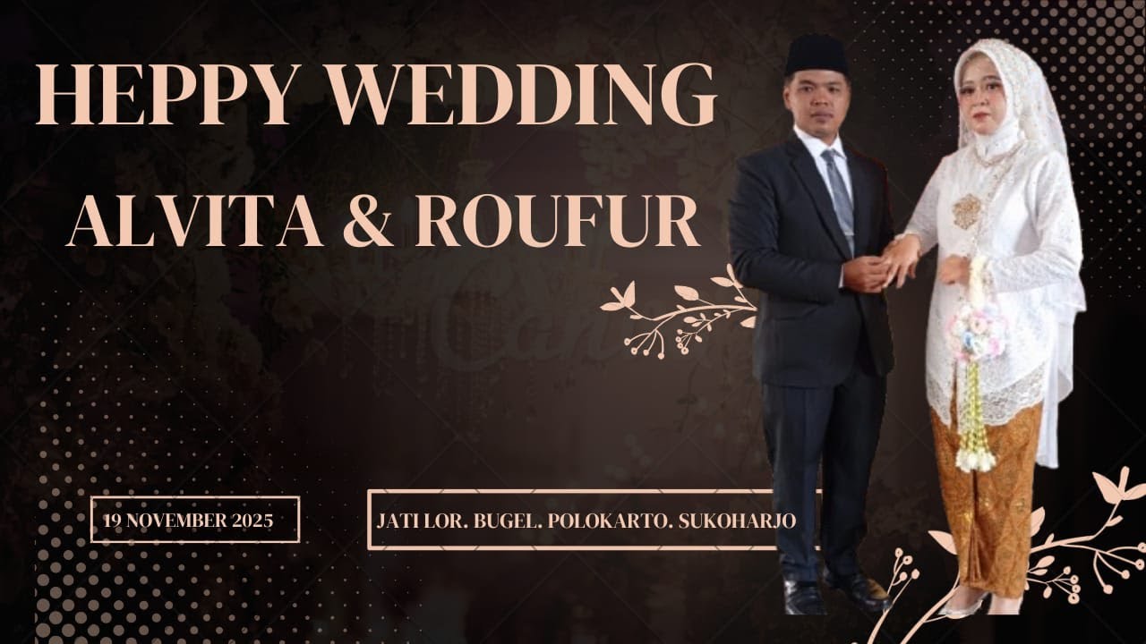 Resepsi  pernikahan  Rr,Alvita  & Bg,Roufur  \\  mekar  jaya video  shoting  \\