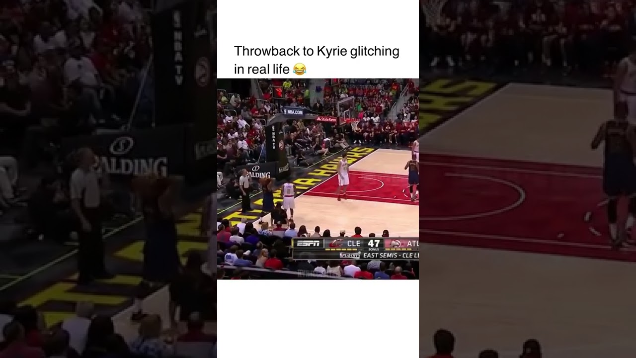 Kyrie started glinching irl