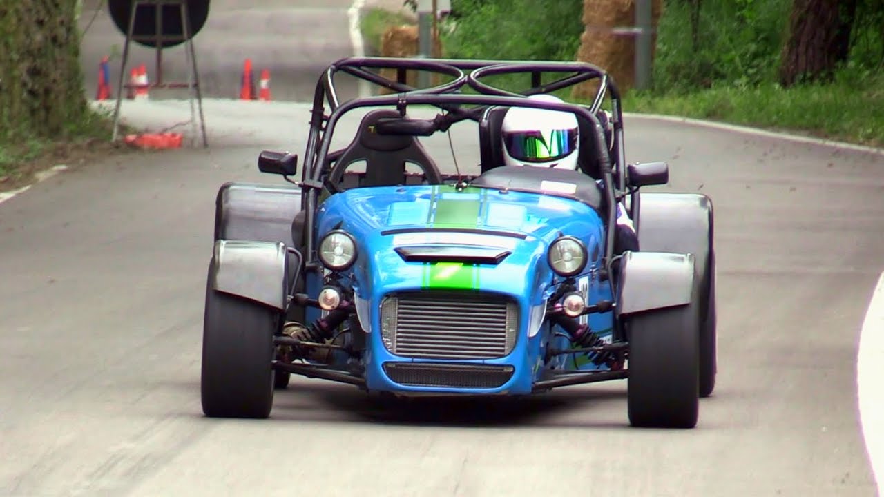 290HP Caterham S3 hillclimb racing - Slalom Borgo Tossignano | F.Berti On board