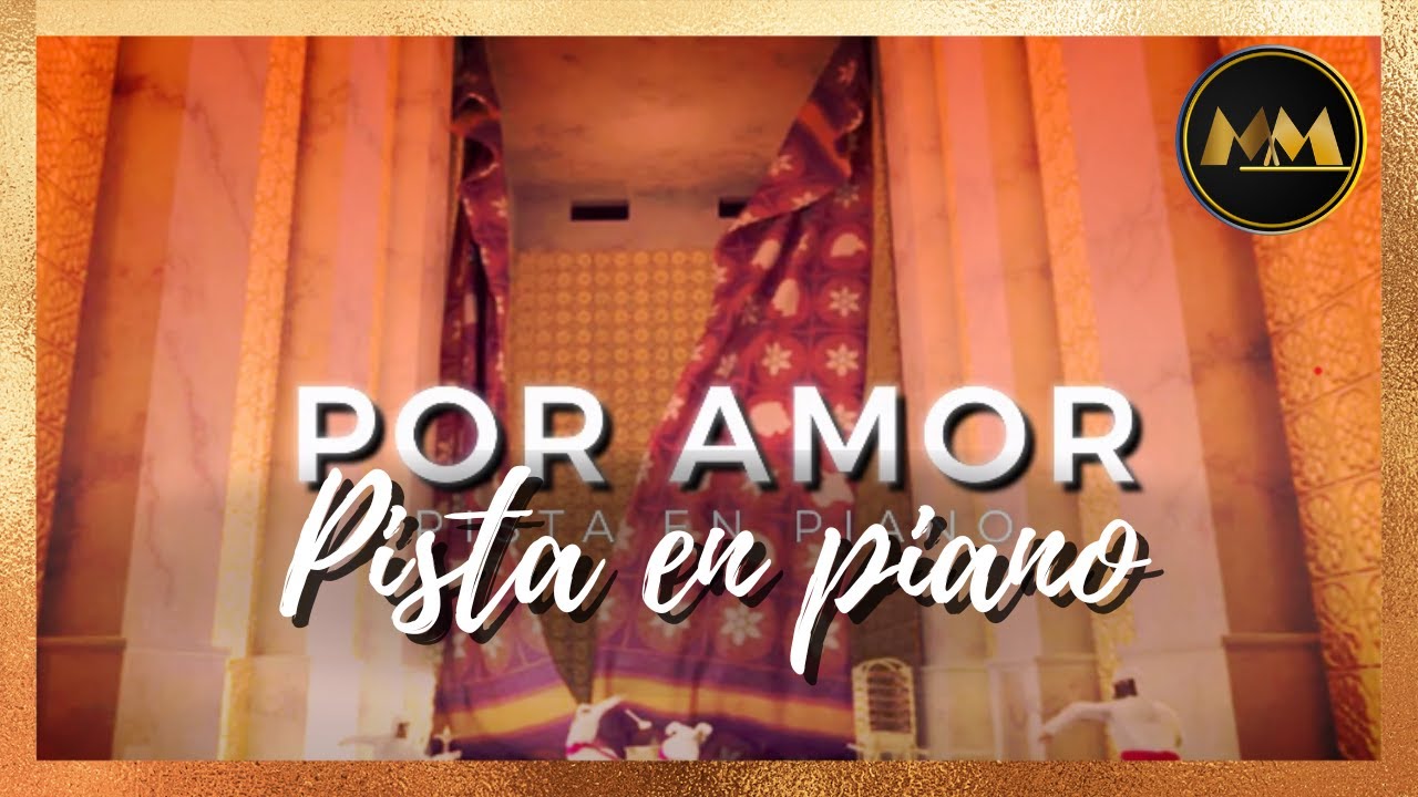 Por amor Aline Barros Pista en Piano-Por amor-Mi