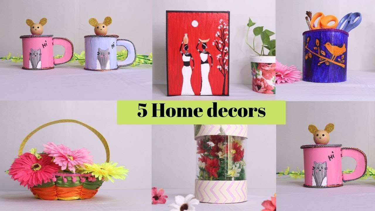 5 Useful DIY Home Organizers and Room Decor Ideas by Aloha crafts