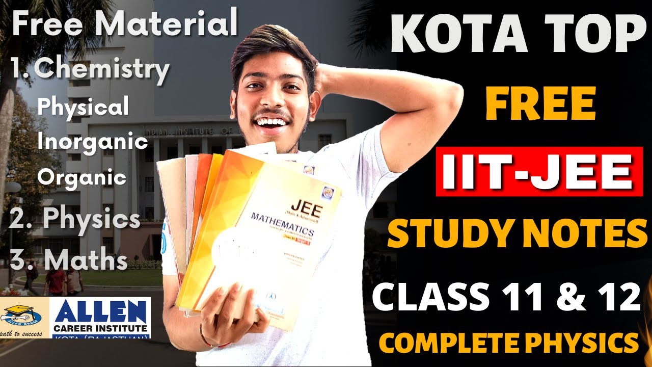 Kota IITJEE 2028 Free Study Material🔥| Complete Class 11 & 12 Physics Handwritten 📝 Kota Notes #jee