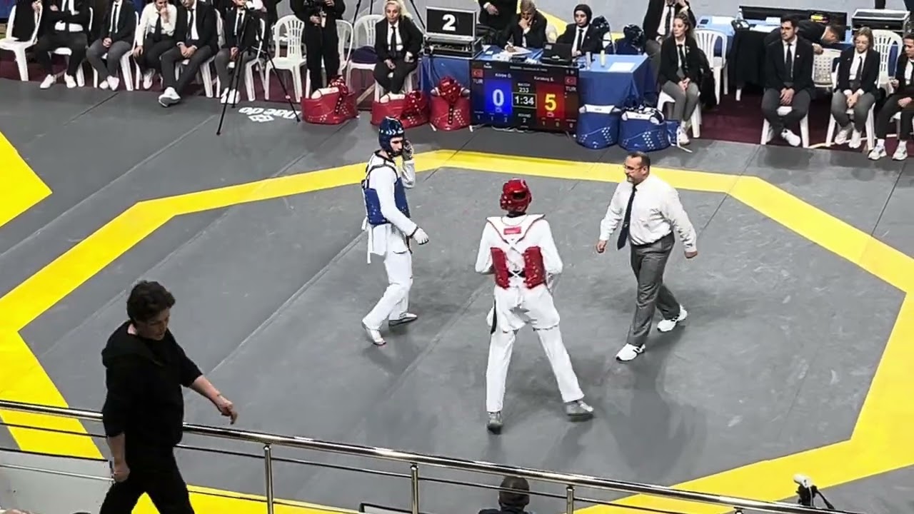 M-74 kg SF Ömer Furkan KÖRPE - Sadullah KARAKOÇ Büyükler Türkiye Şampiyonası 2025 Taekwondo