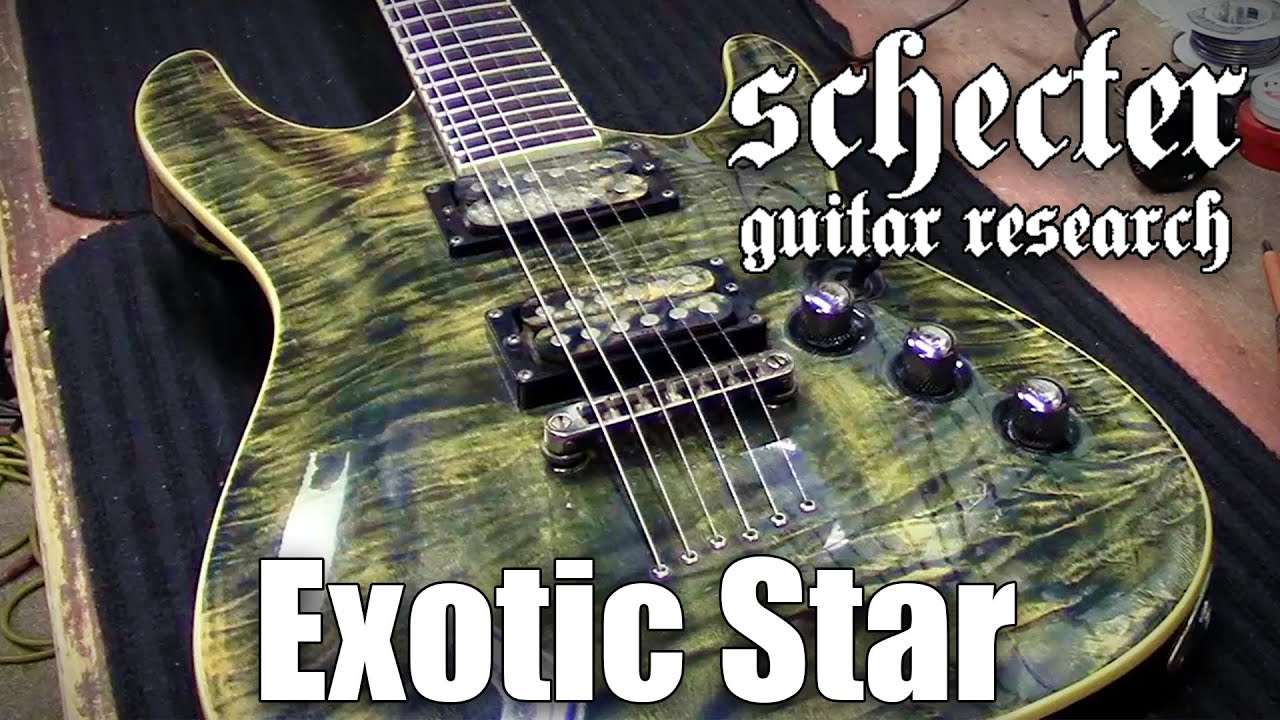 Schecter Exotic Star Restring!