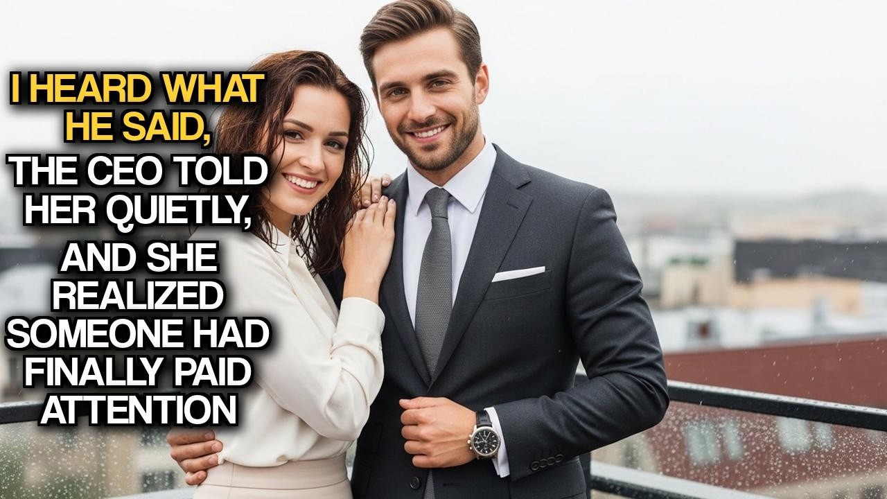 I Heard What He Said, The CEO Told Her Quietly, And She Realized Someone Had Finally Paid Attention