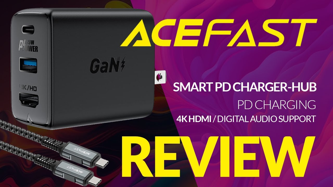 The ACEFAST Smart PD Charger HUB 65W: The Only Charger You'll Ever Need!