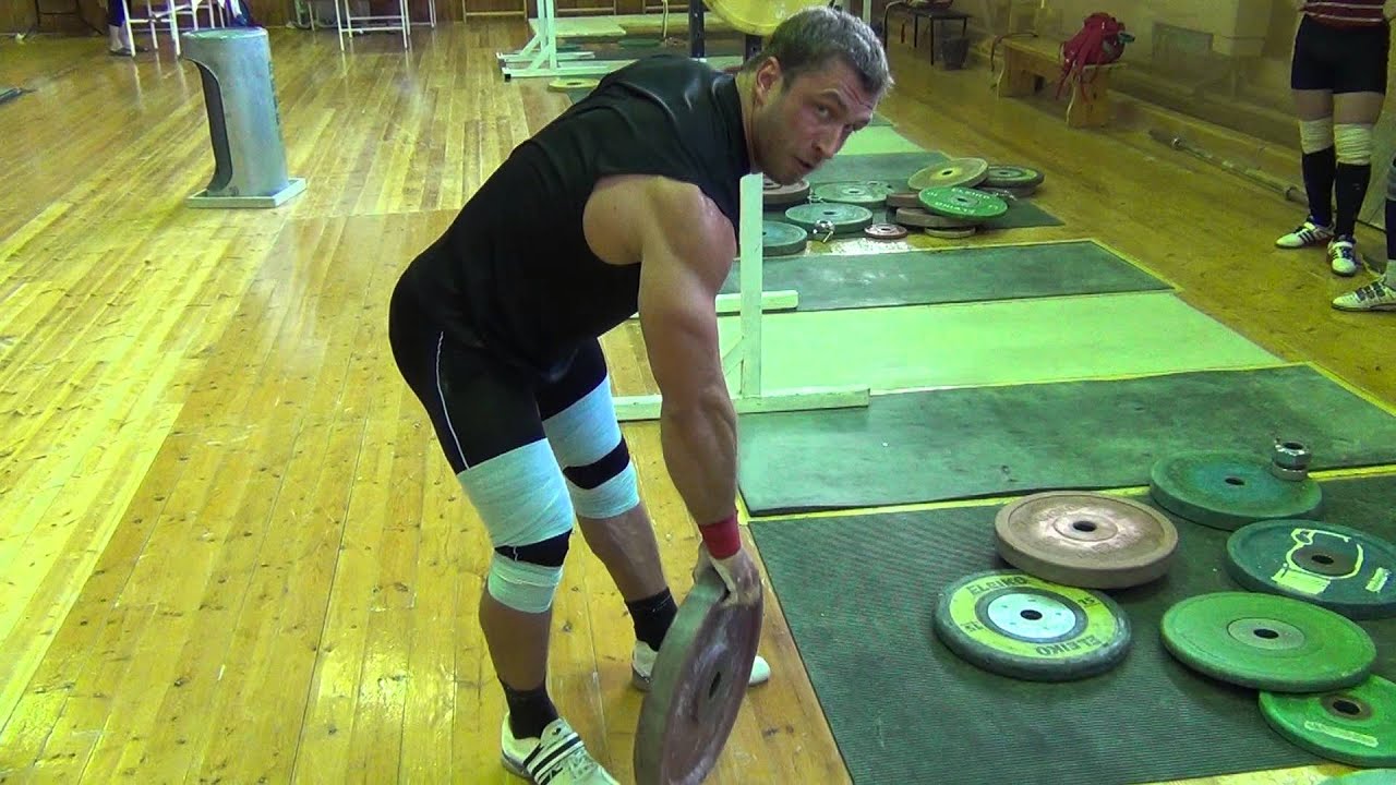 Klokov Dmitry - exercise for  grip   (19.07.2013)