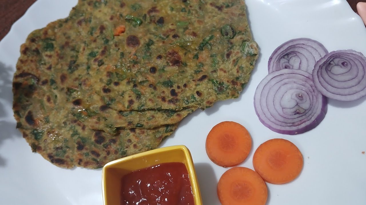 Healthy Palak Paneer Parata Recipe|Soft&Tasty Breakfast|Easy Spinach Paneer Parata|పాలక్ పనీర్ పరాటా