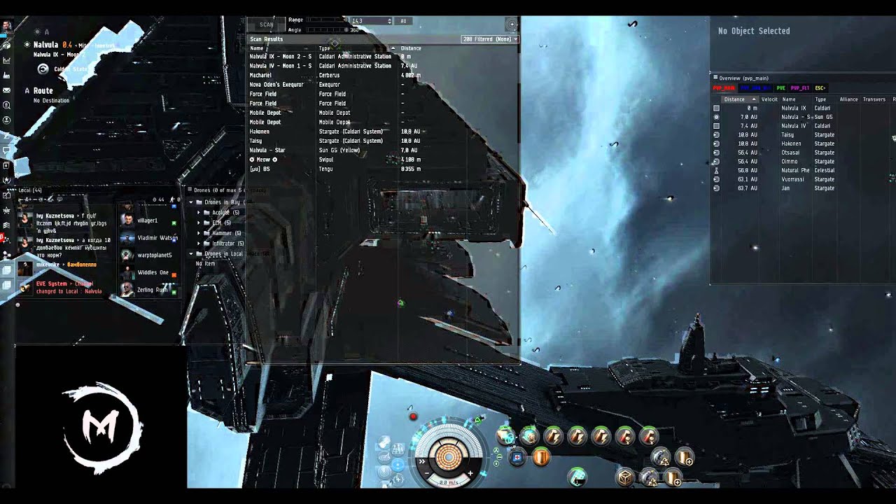 Using dscan tool by Huan Matus
