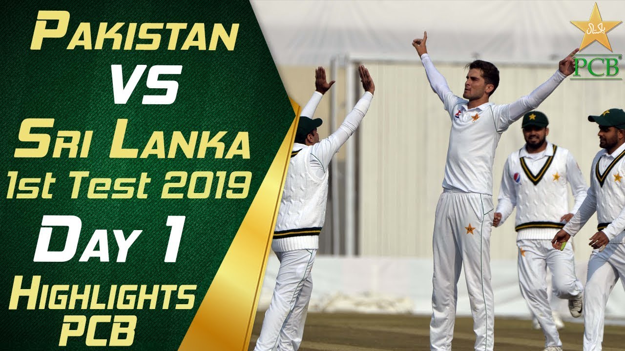 Pakistan vs Sri Lanka 2019 | Full Highlights Day 1 | 1st Test Match | PCB