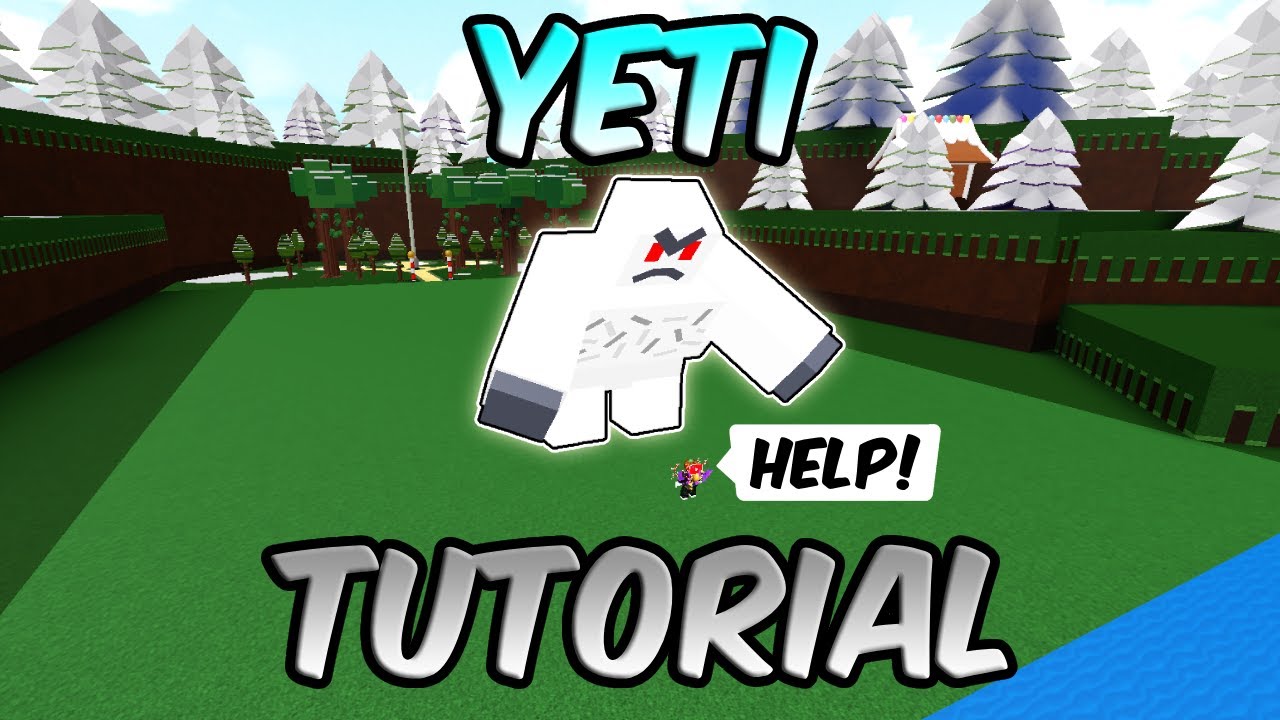 Yeti Tutorial | Build A Boat For Treasure