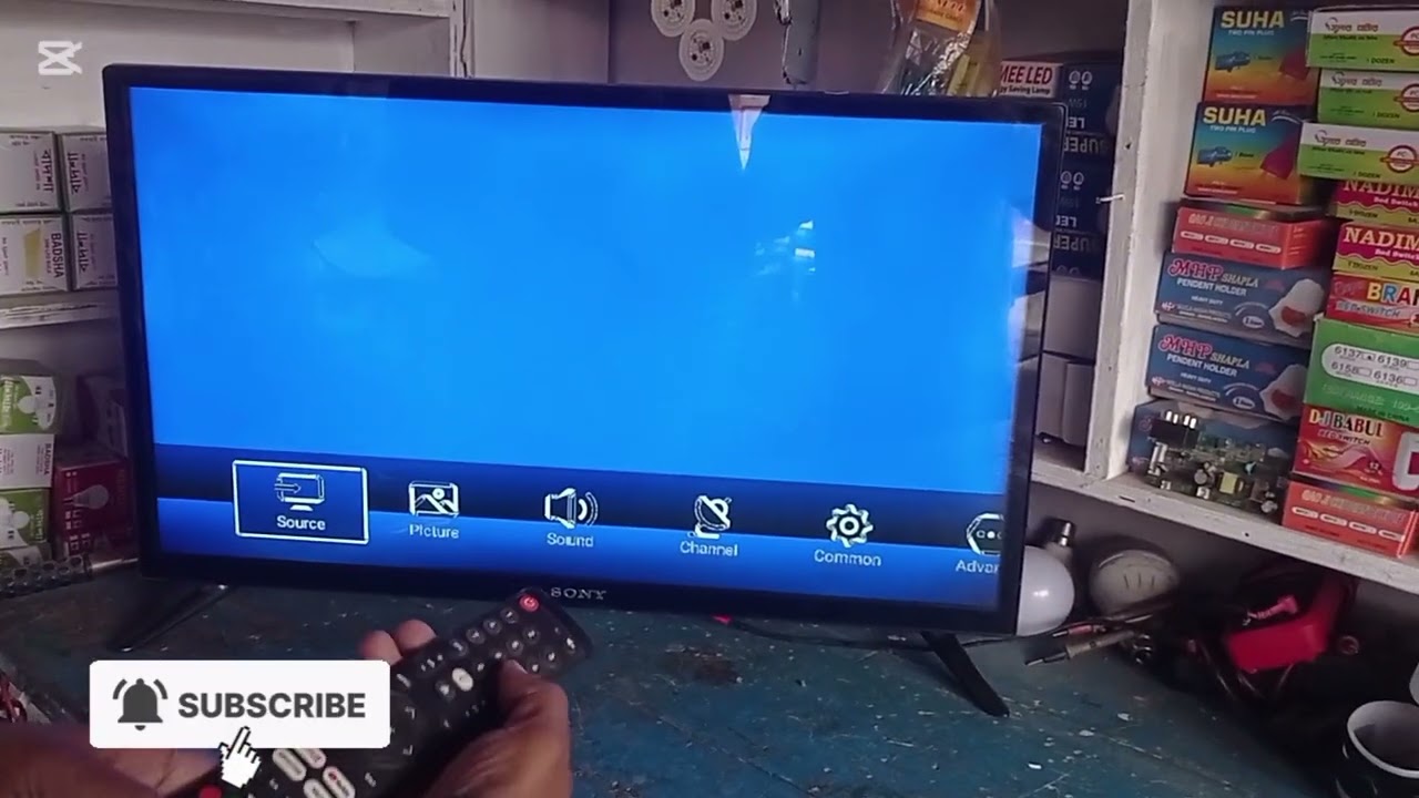 32 ইঞ্চি এলইডি টেলিভিশনে কালার ঠিকভাবে আসে না।