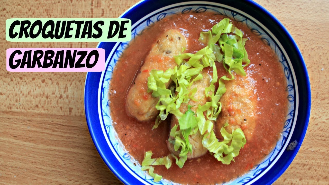 Guisado saludable| Croquetas de garbanzo