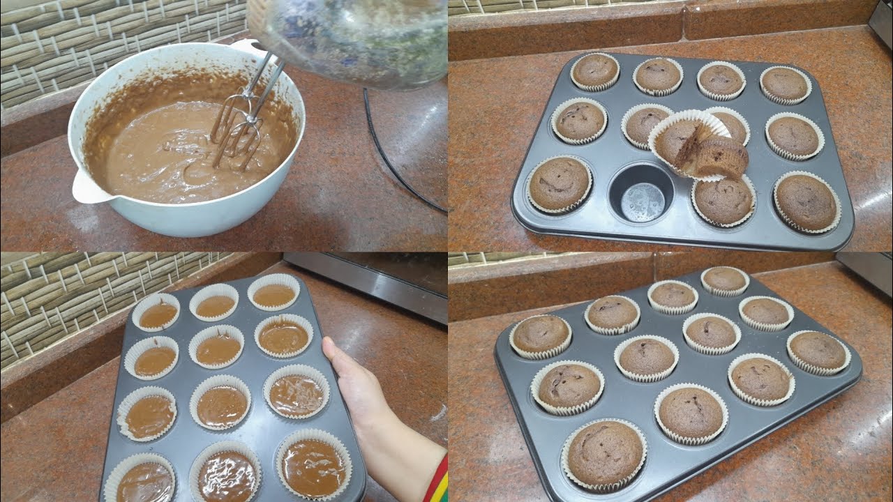 كب كيك شوكولاته هش ولذيذ ولا اروع🍫بأبسط طريقة ومقادير مظبوطة جدا 