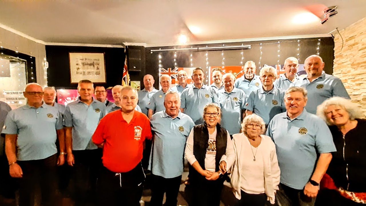 3 Amigos Armed Forces Club Benidorm, Llantrisant Male Voice Choir At Diane Findlay-Craig's Bar