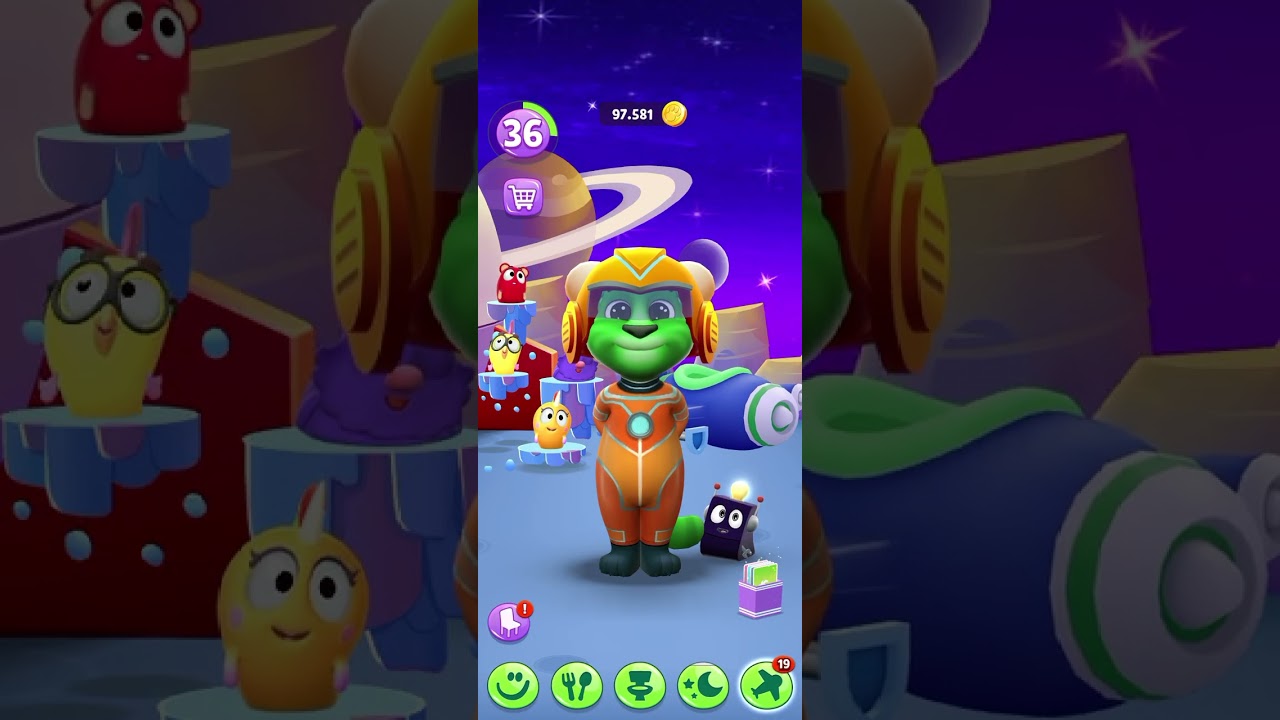 Day 4 bermain game my talking tom2