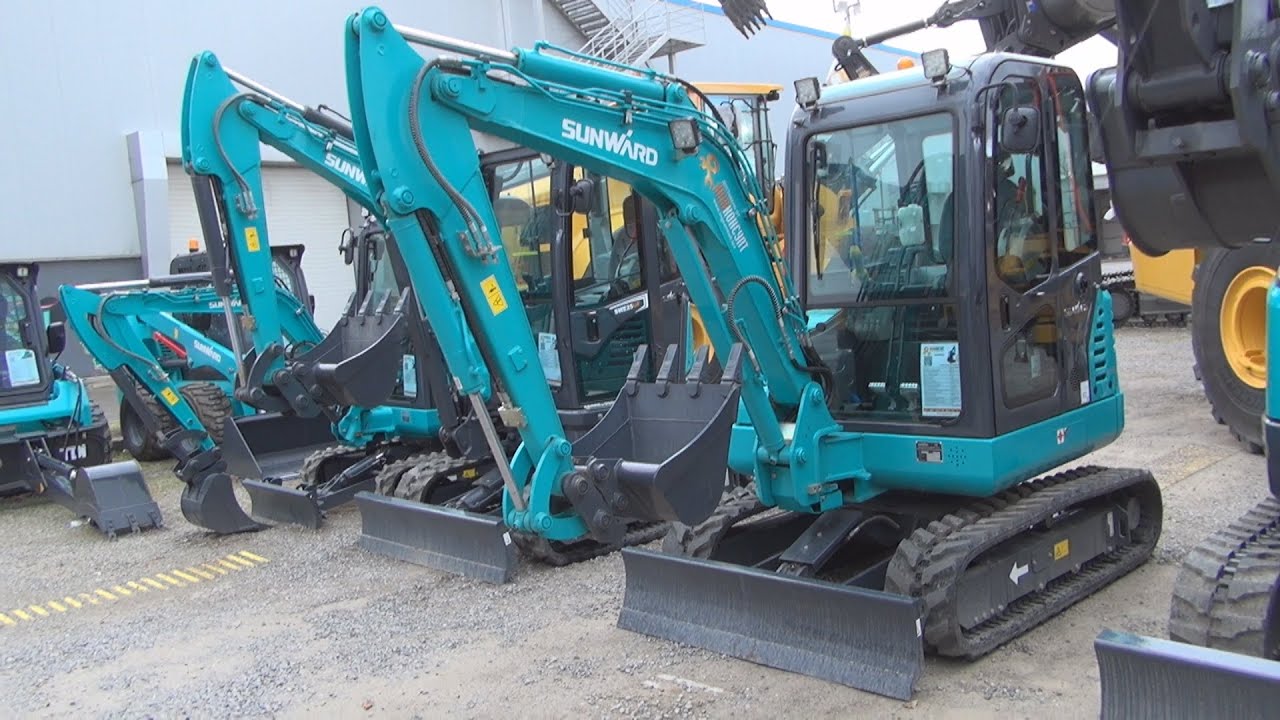 Sunward SWE25F Mini Excavator (2022) Exterior and Interior