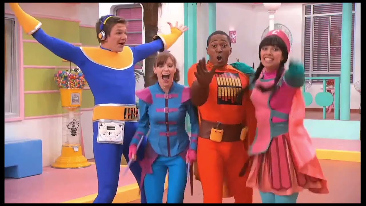 The Fresh Beat Band all four uses powers to stop Deep Freeze
